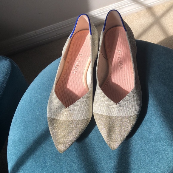 Rothy's The Point Diamond Metallic - Picture 13 of 16